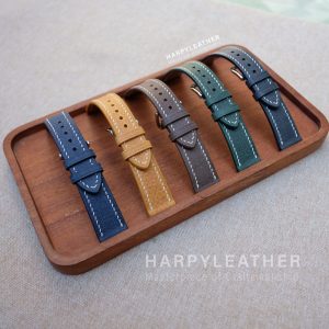 Dây Đồng Hồ Da Màu Xanh Flat Babele 3 Day-dong-ho-babele-handmade