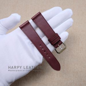 dây đồng hồ màu bordeaux - slim buttero